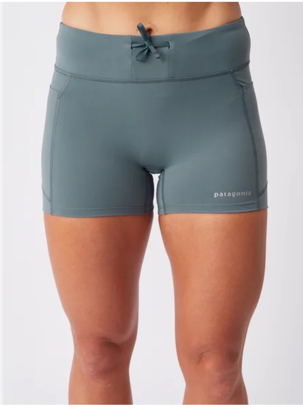 Patagonia Women's Endless Run Shorts Size M Green Running Athletic Hiking